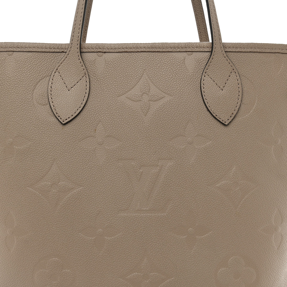 Louis Vuitton Empreinte Monogram Giant Neverfull MM Tourterelle 7 of 12