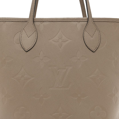 Louis Vuitton Empreinte Monogram Giant Neverfull MM Tourterelle 7 of 12