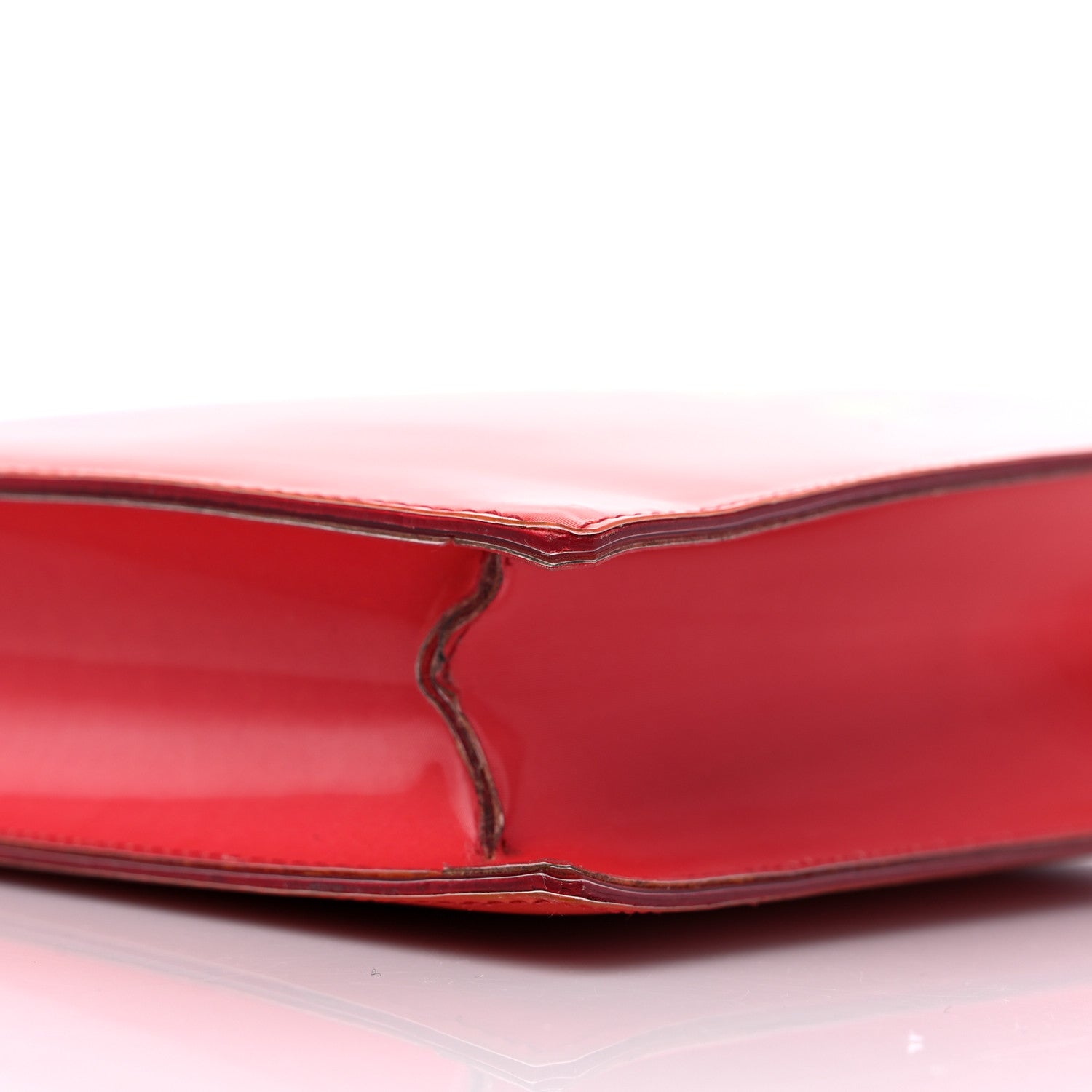 Chanel Vinyl Hologram CC Shoulder Bag Red 9 of 11