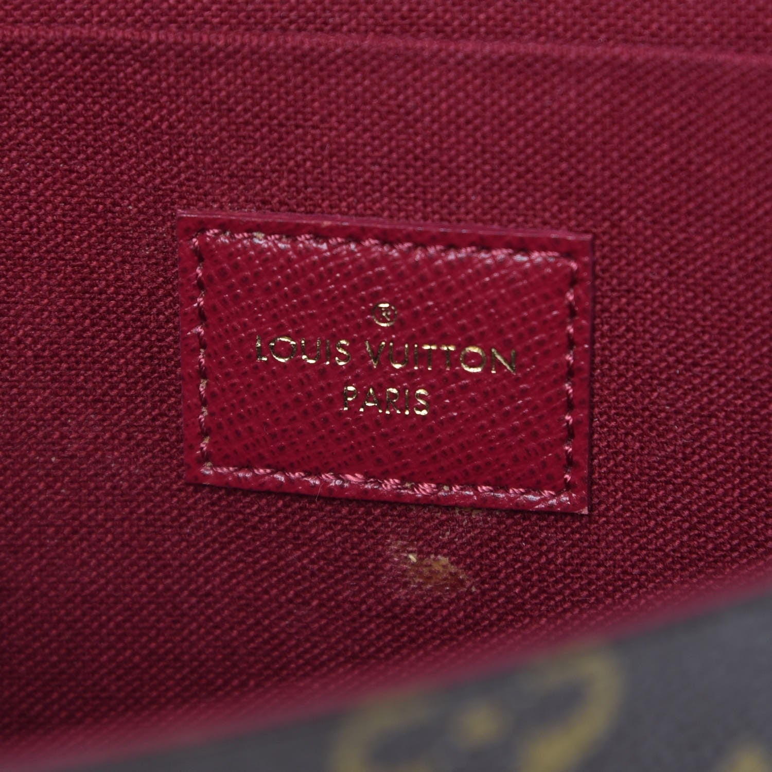 Louis Vuitton Monogram Pochette Felicie Chain Wallet Fuchsia 6 of 7