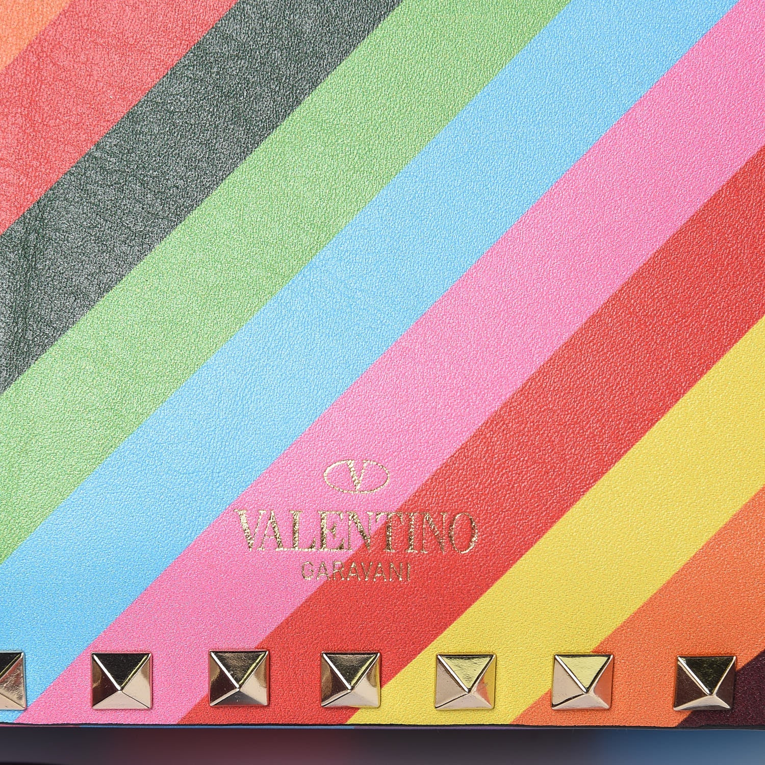 Valentino Garavani Vitello 1973 Rockstud Camera Crossbody Bag Multicolor 7 of 9