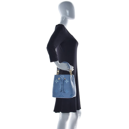 Louis Vuitton Empreinte Monogram Giant By The Pool Neonoe BB Summer Blue 3 of 14