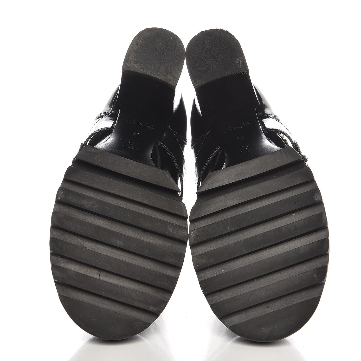 Louis Vuitton Patent Calfskin Star Trail Ankle Boots 39 Black 5 of 7