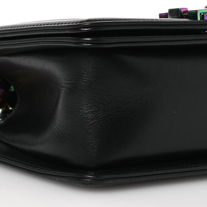 Chanel Lambskin LED Iridescent Metal Small Boy Flap Black Multicolor 10 of 15