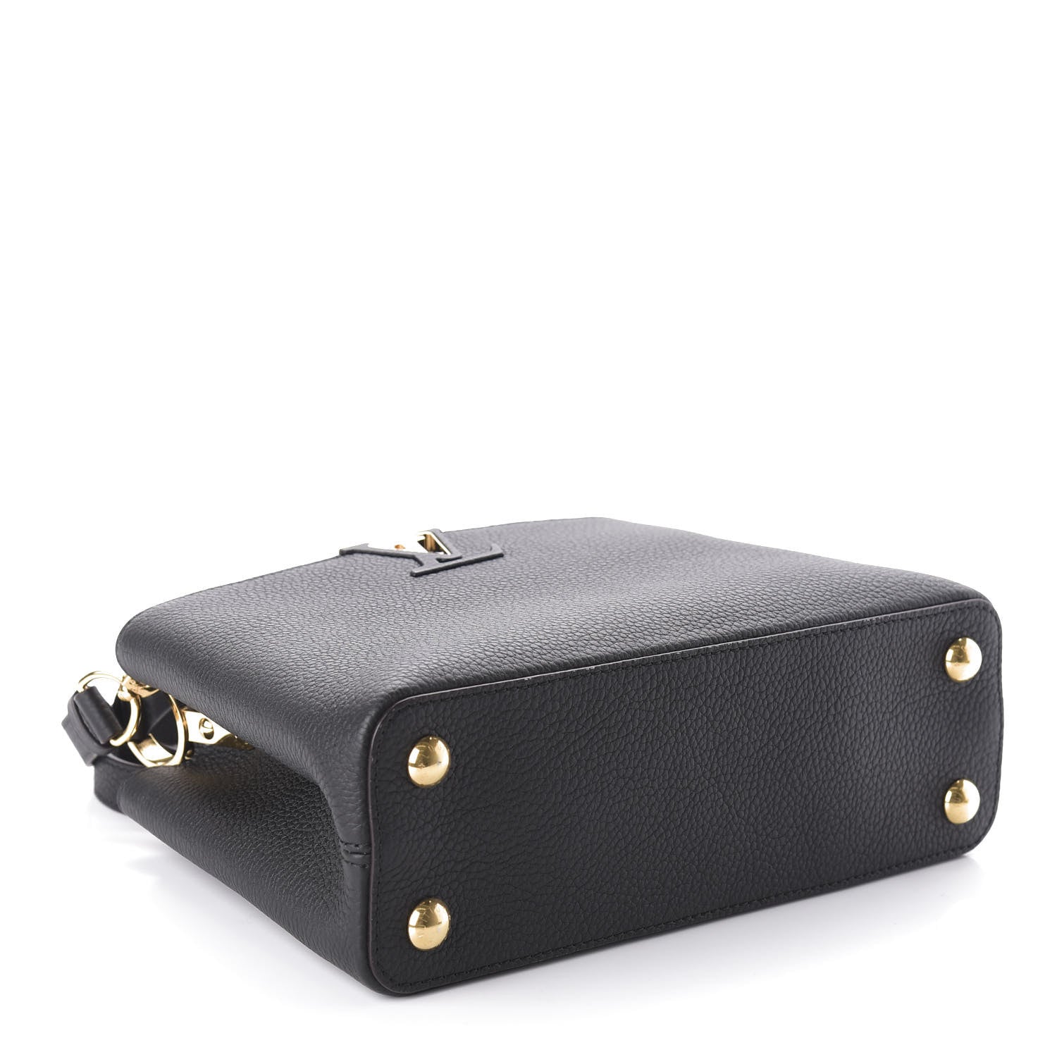 Louis Vuitton Taurillon Capucines BB Black 4 of 10