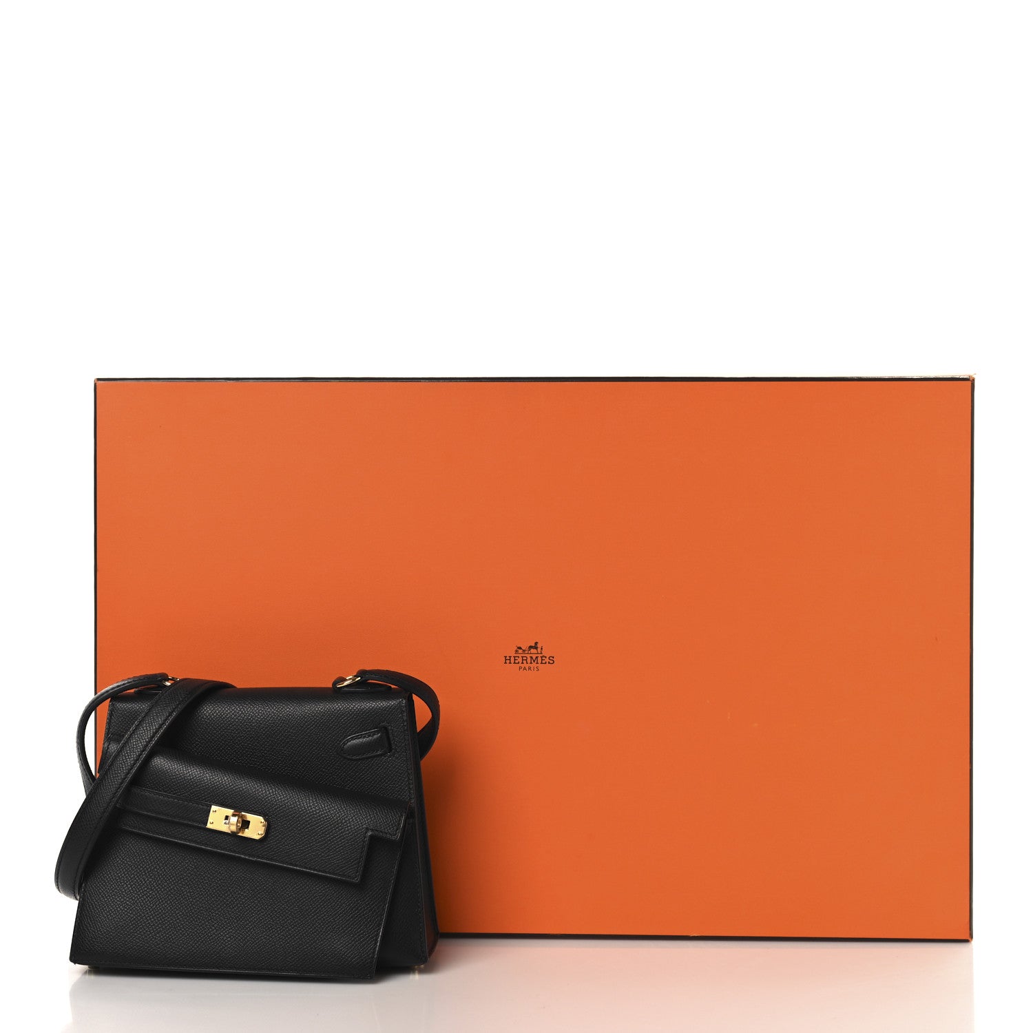 Hermes Epsom Kelly En Desordre Sellier 20 Black 14 of 14