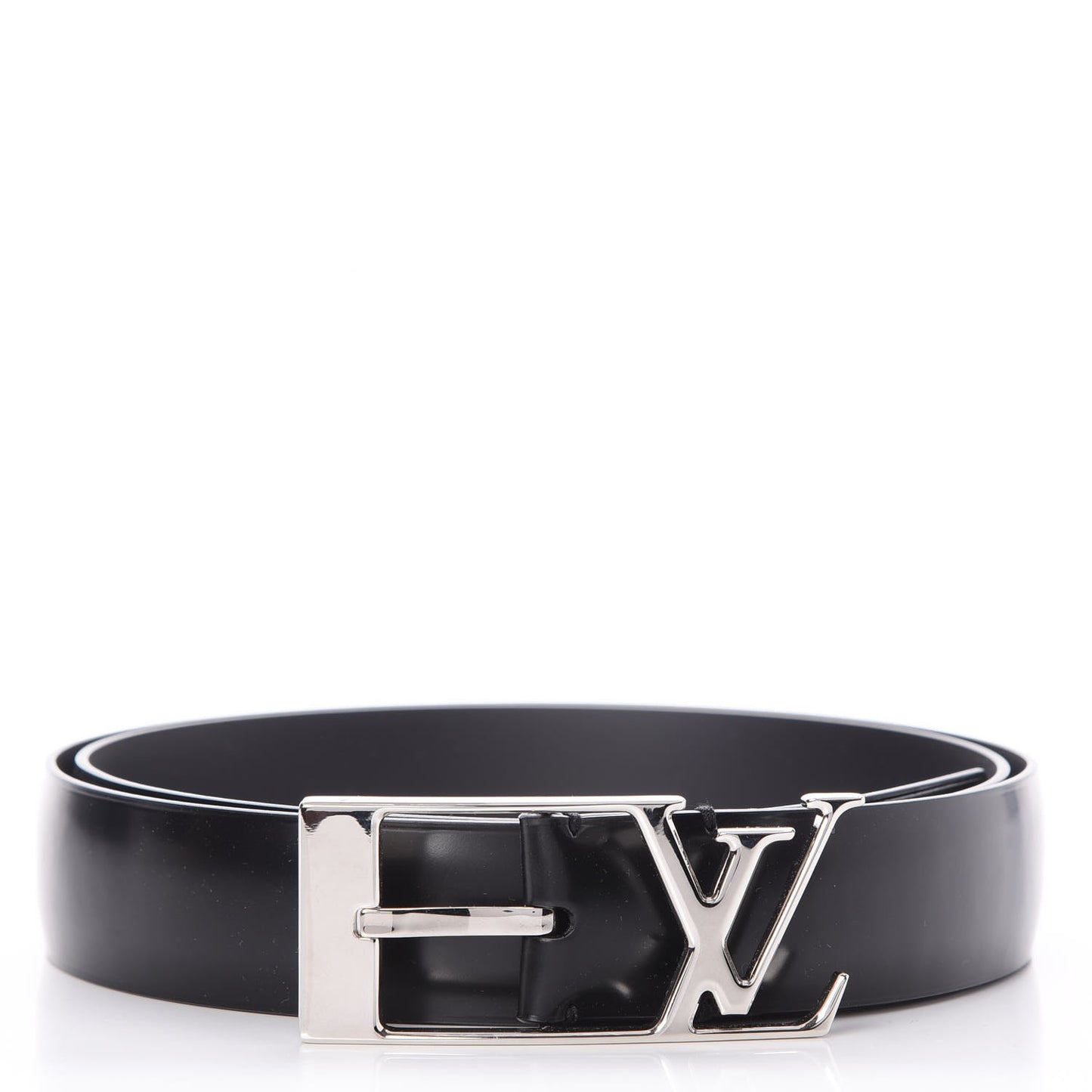Calfskin 30mm Neogram LV Belt 90 36 Black