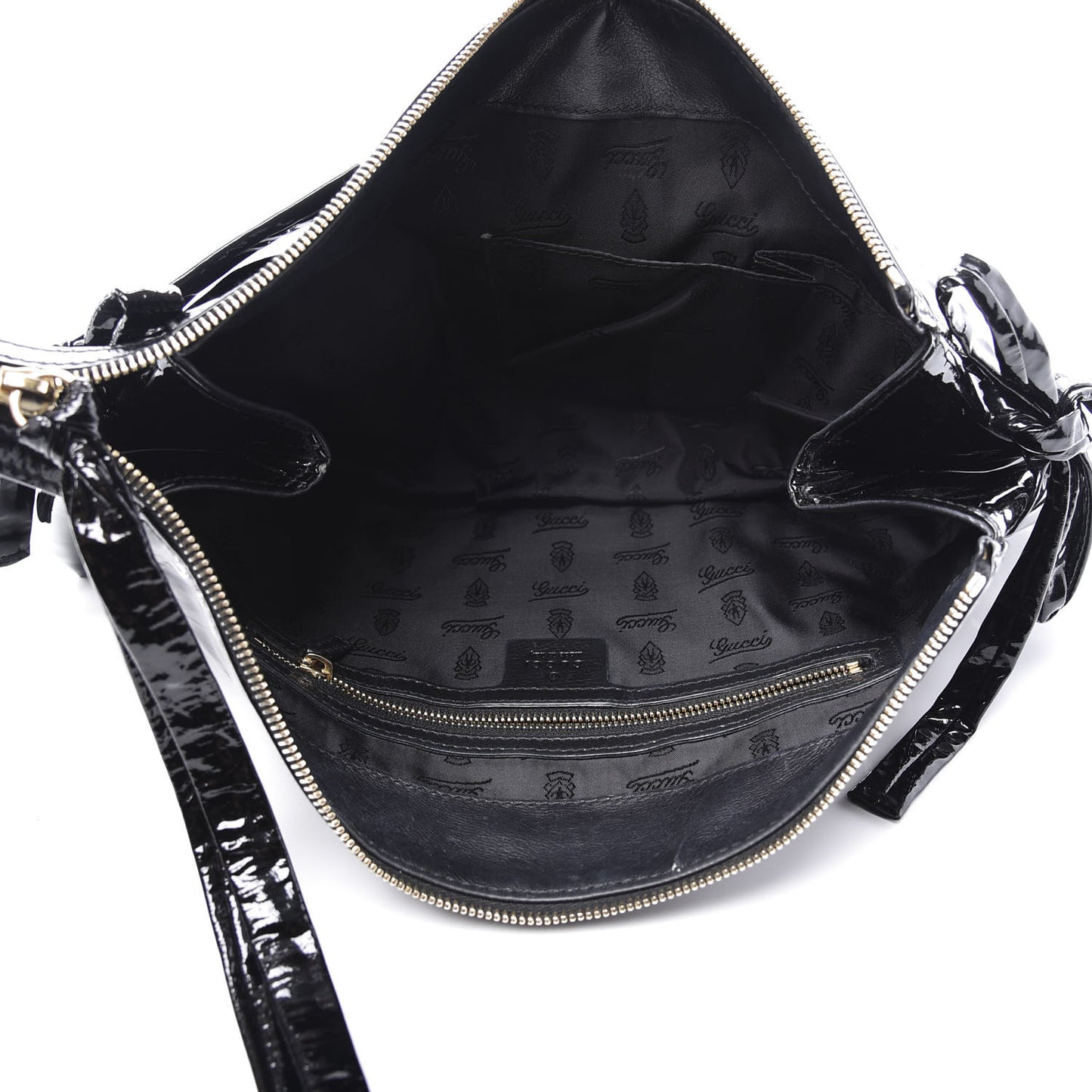Patent Large Hysteria Clutch Black