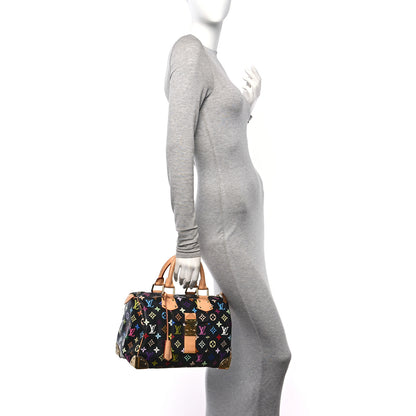 Louis Vuitton Monogram Multicolor Speedy 30 Black 2 of 15