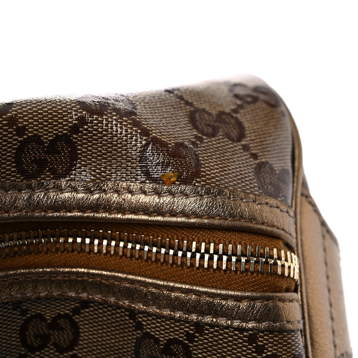 Gucci Crystal Monogram Medium Joy Boston Bronze 25 of 25