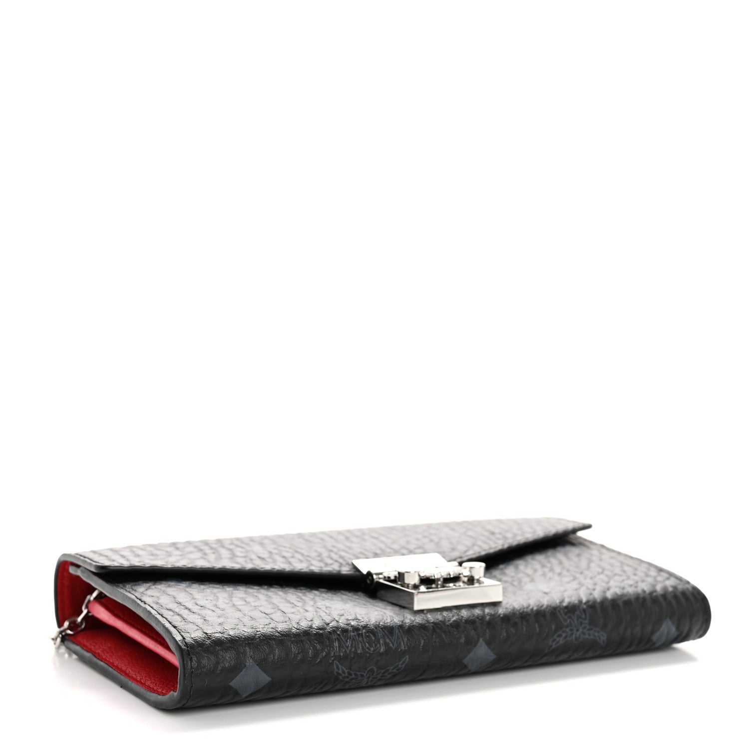 MCM Visetos Large Patricia Wallet On Chain Black 4 of 12