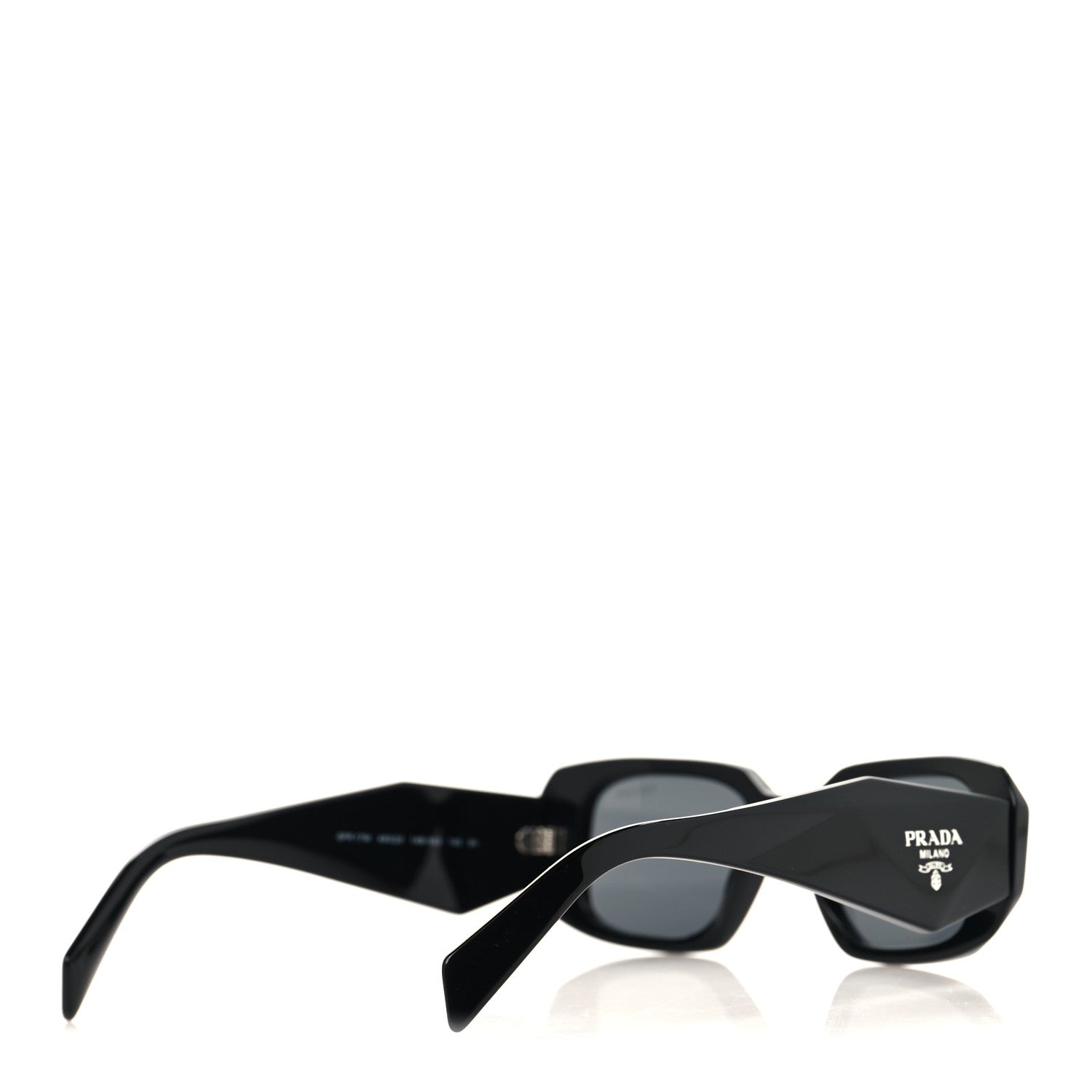 Prada Acetate Symbole Sunglasses SPR 17W Black 4 of 7