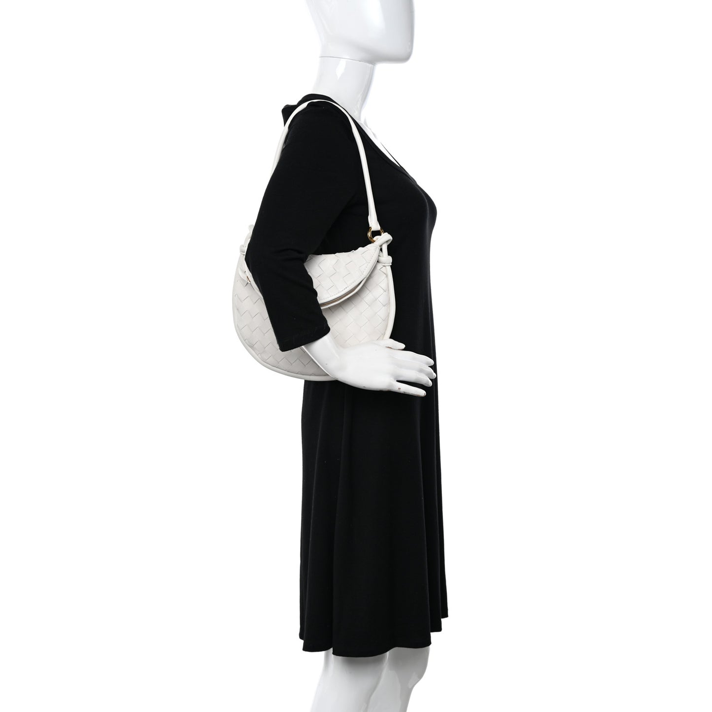 Nappa Intrecciato Small Gemelli White