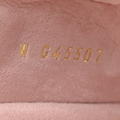Chanel Shiny Calfskin Quilted Velcro Dad Crystal CC Slide Sandals 37 Light Pink 9 of 11
