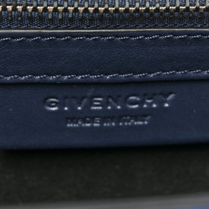 Givenchy Calfskin Mini Pandora Box Logo Strap Crossbody Bag Moroccan Blue 6 of 9