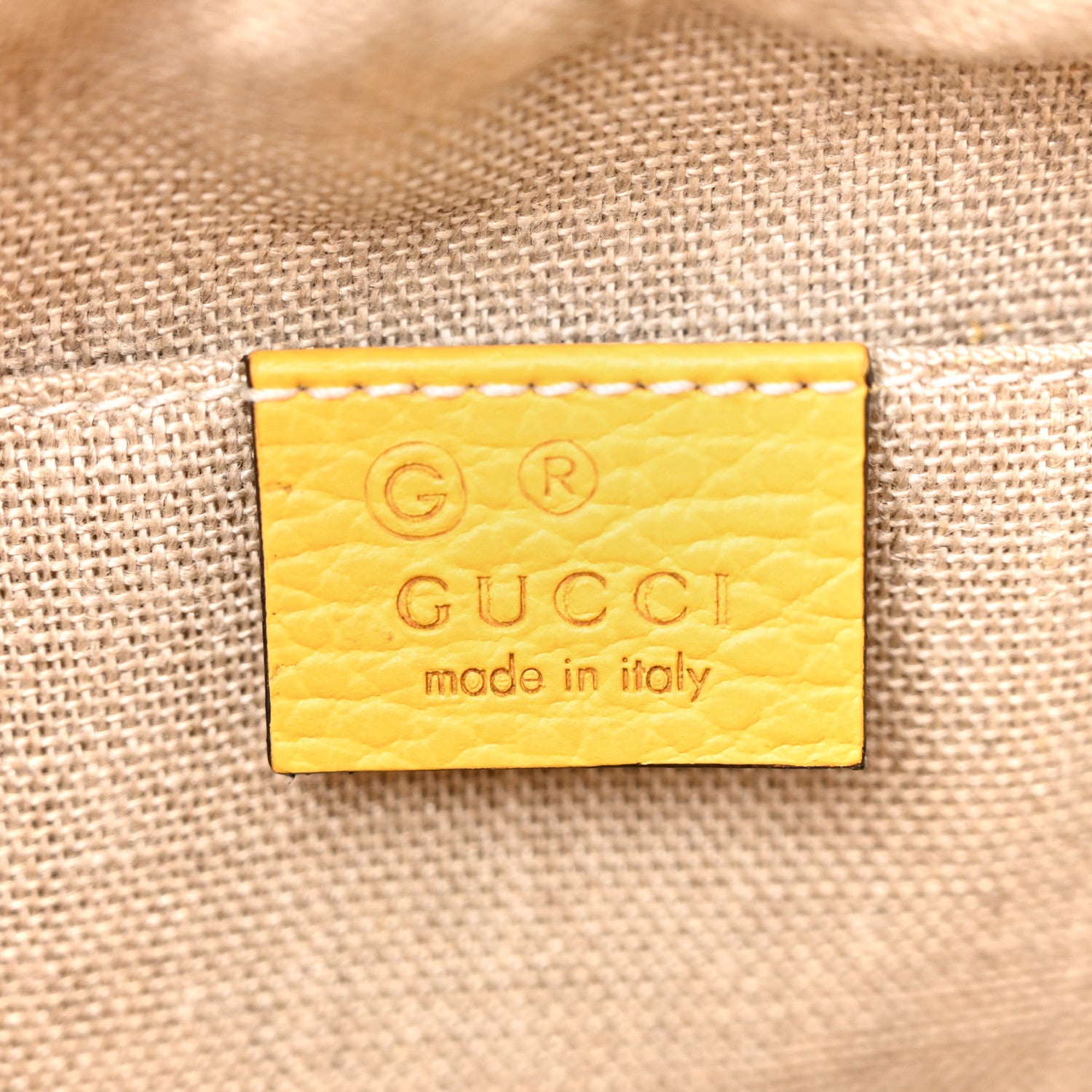 Gucci Monogram Dollar Calfskin Mini Bree Messenger Bag Beige Ebony New Buttercup 6 of 11