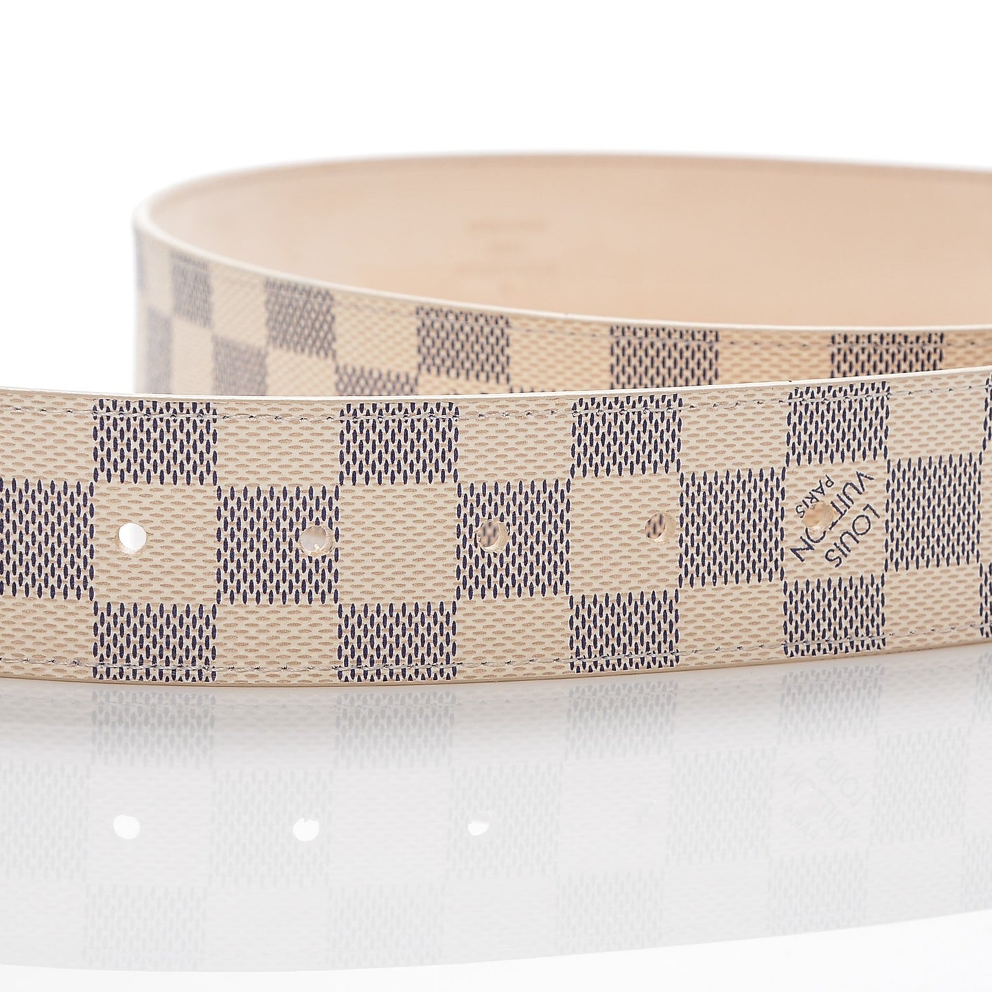 Damier Azur 40mm LV Initiales Belt 95 38