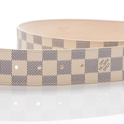 Louis Vuitton Damier Azur 40mm LV Initiales Belt 95 38 8 of 8