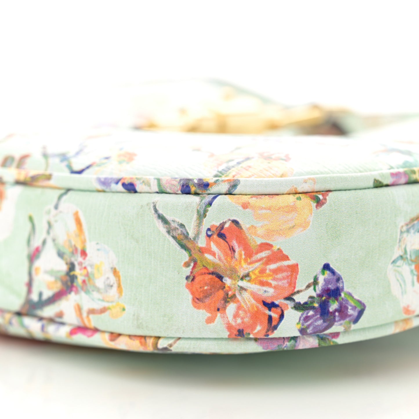 Soave Amore Calfskin Floral Small Jackie 1961 Hobo Mint Multicolor