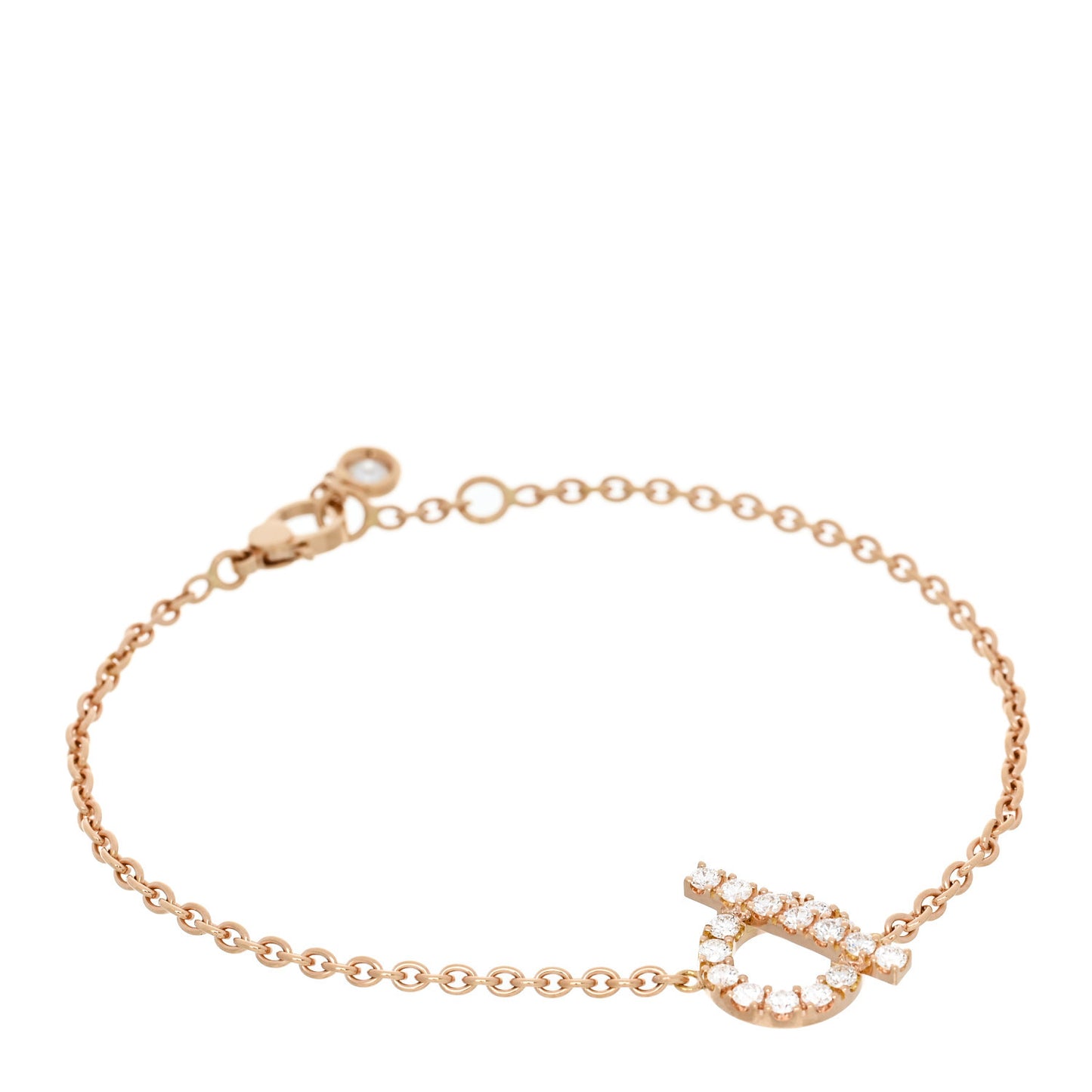 18K Rose Gold Diamond Finesse Bracelet ST