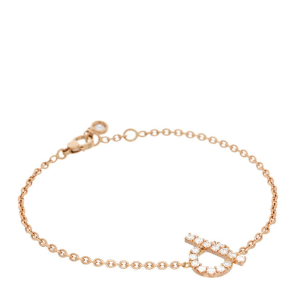 Hermes 18K Rose Gold Diamond Finesse Bracelet ST 1 of 3