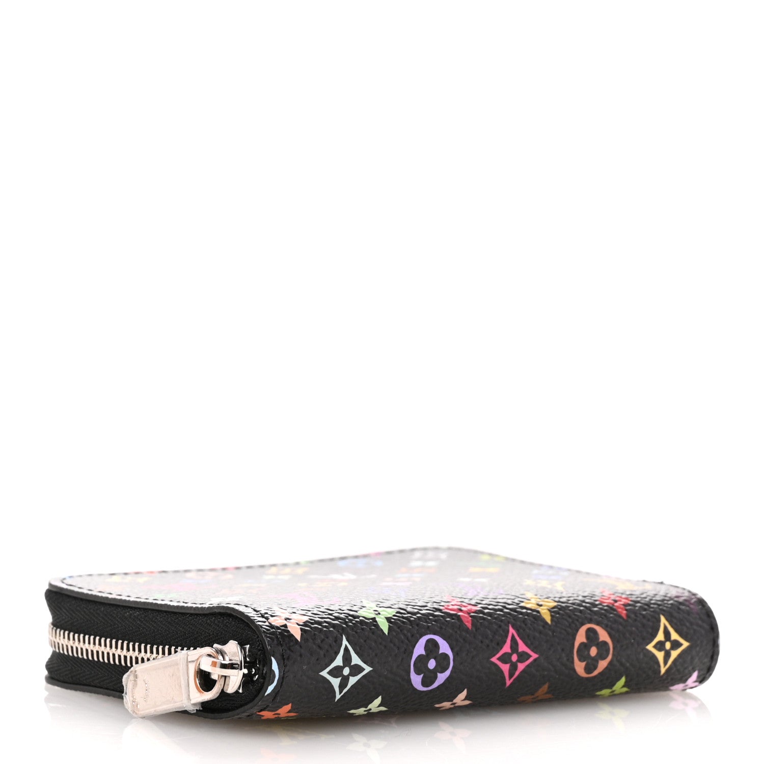 Louis Vuitton LV x TM Monogram Multicolor Zippy Coin Purse Black 4 of 8