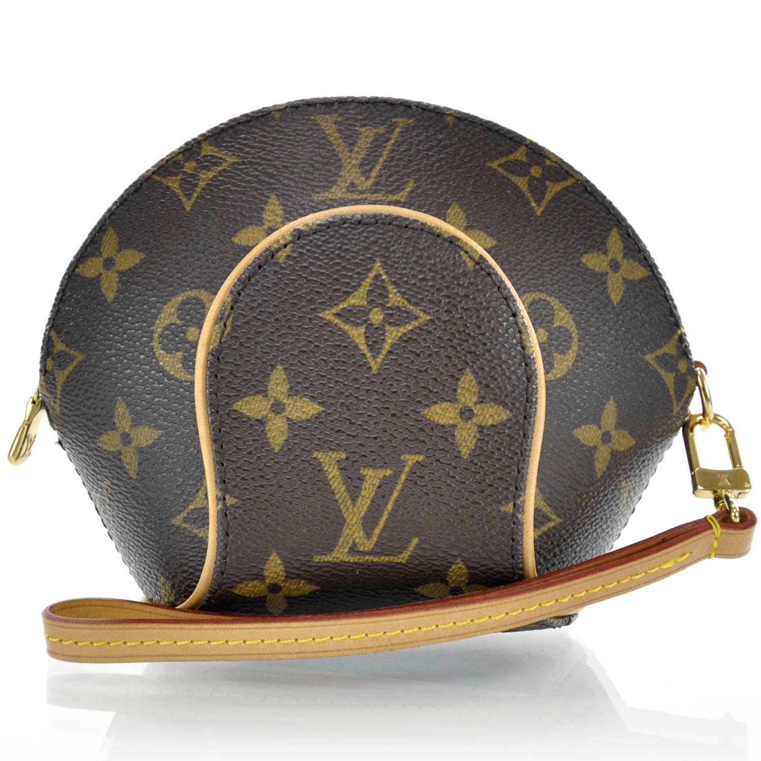 Louis Vuitton Monogram Mini Ellipse Wristlet Clutch 1 of 10