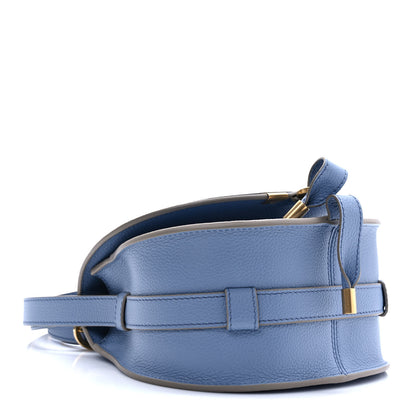 Chloe Grained Calfskin Small Marcie Saddle Bag Shady Cobalt 3 of 8
