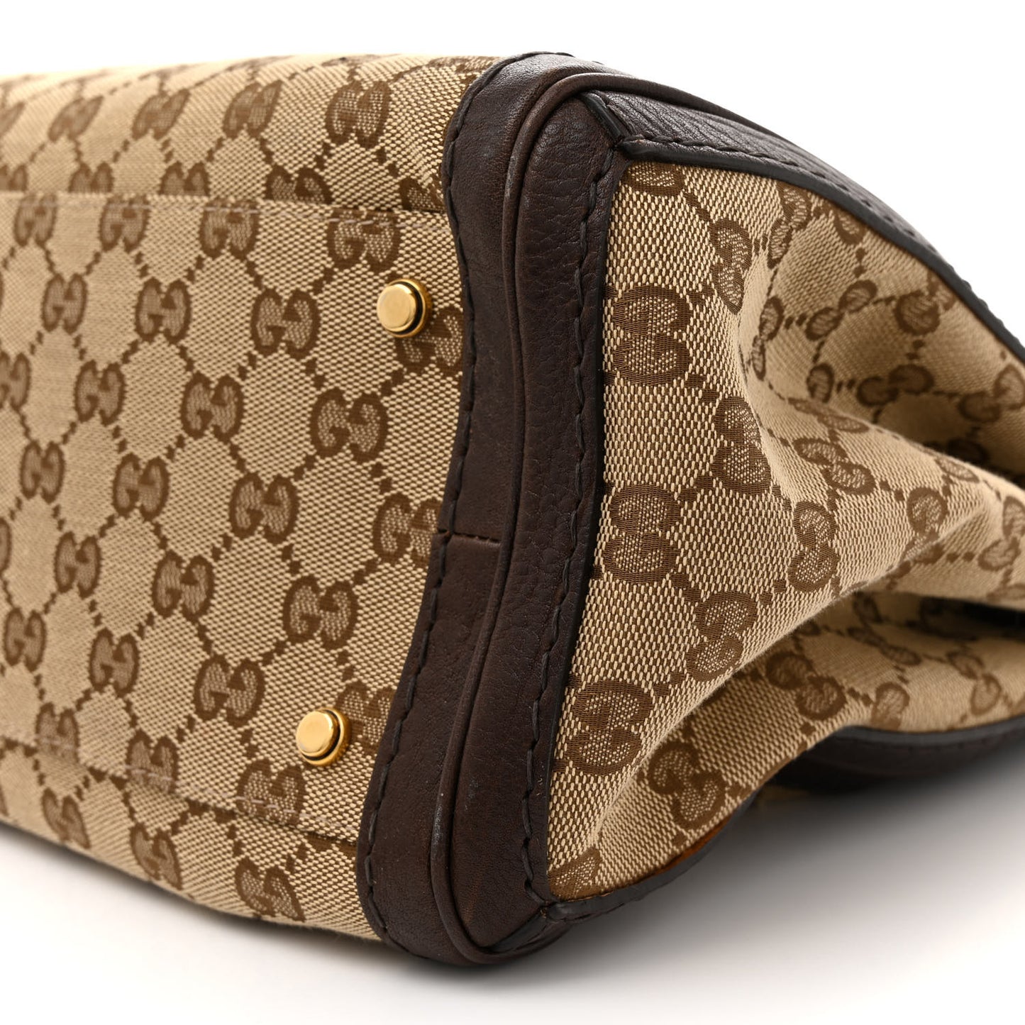 Monogram Medium GG Running Tote Dark Brown