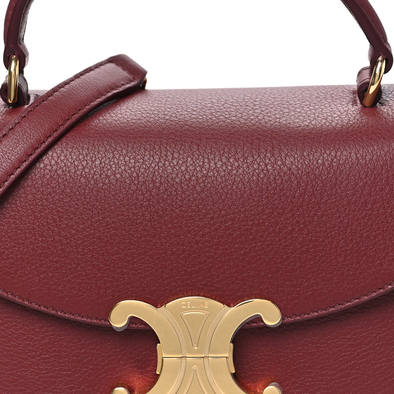 Celine Supple Grained Calfskin Teen Nino Light Burgundy 7 of 9