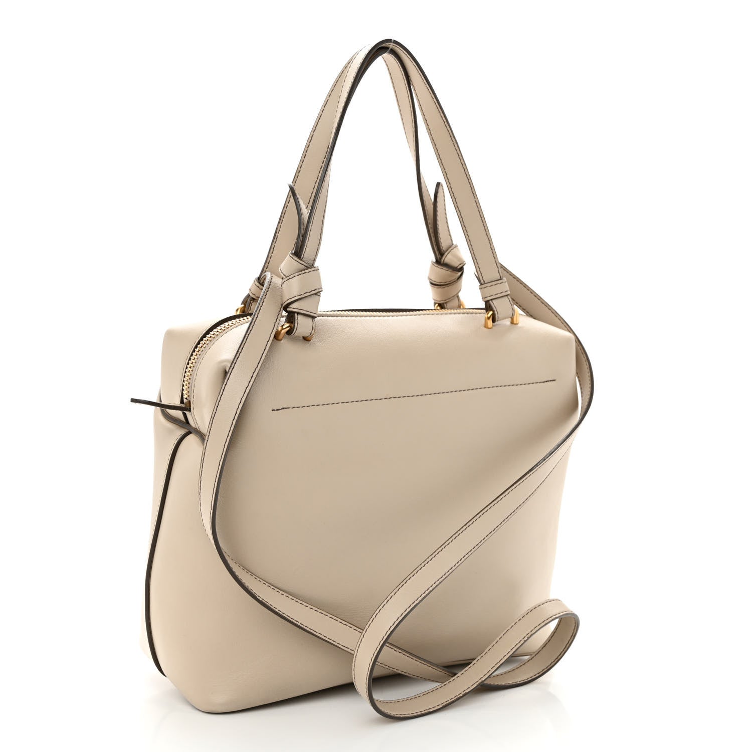 Celine Lambskin Small Soft Cube Satchel Light Taupe 3 of 10