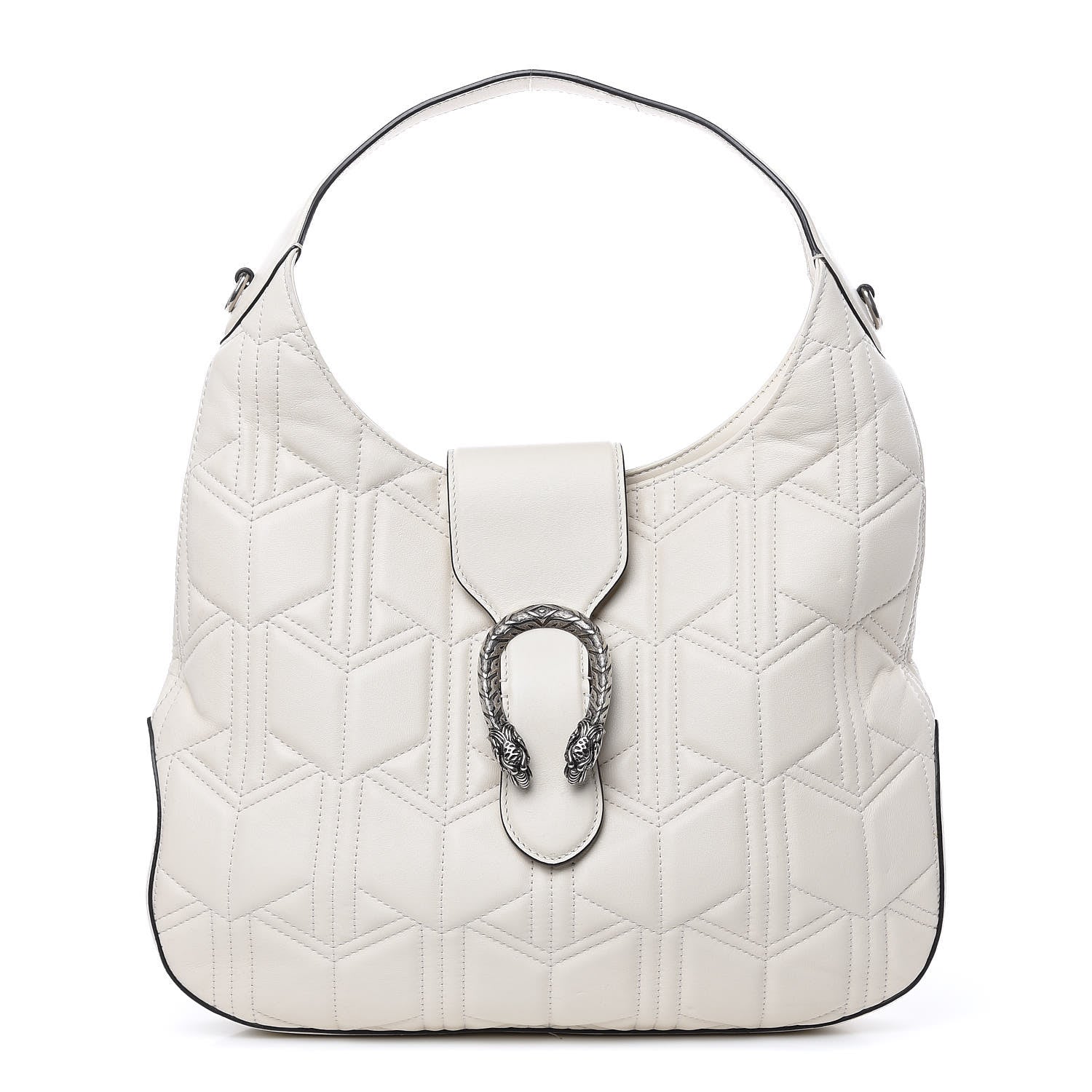 Gucci Calfskin Quilted Small Dionysus Hobo White 1 of 11