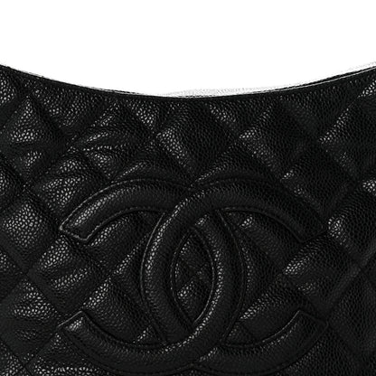 Chanel Caviar Quilted Timeless CC Shoulder Bag Black 8 of 13