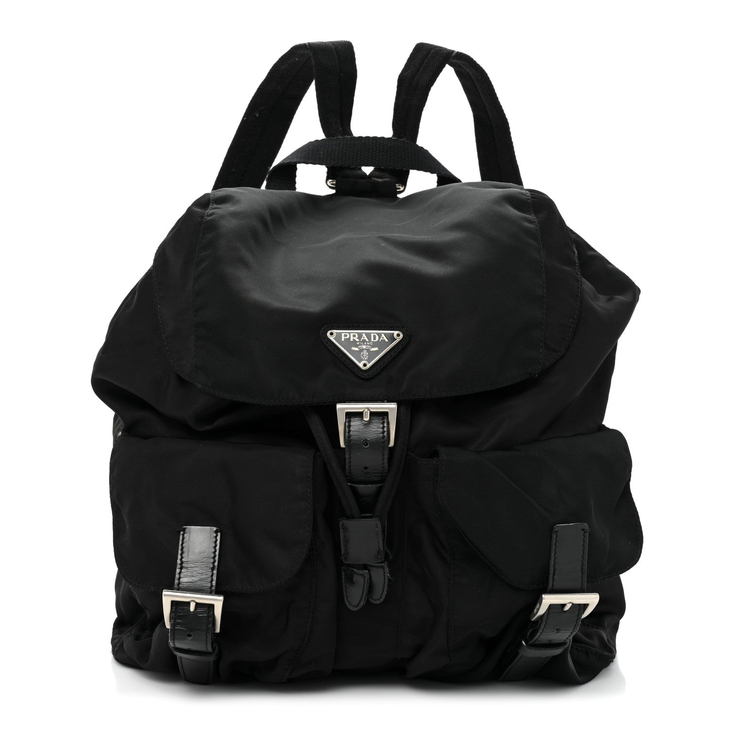 Prada Tessuto Nylon Vela Small Backpack Black 1 of 12