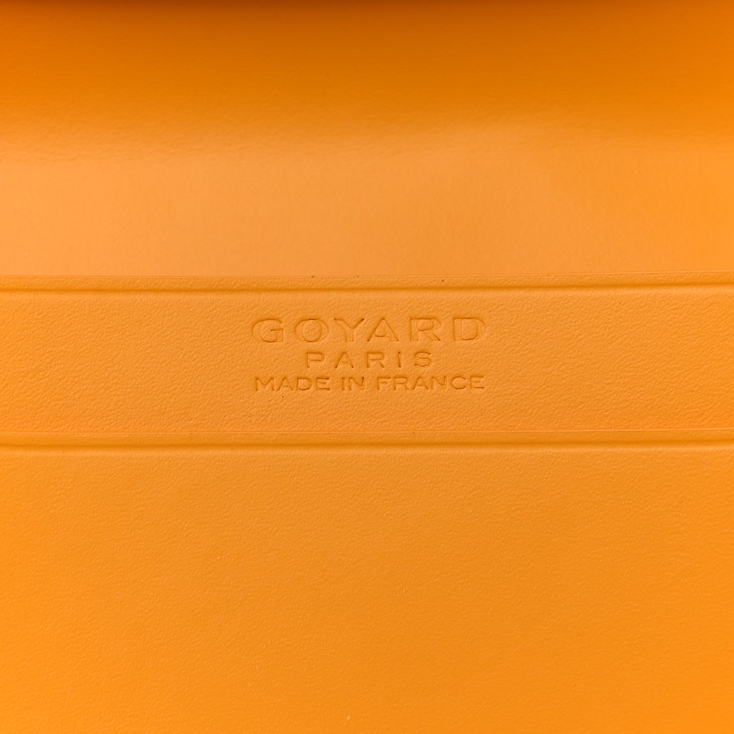 Goyard Goyardine Business Card Holder Yellow 6 of 7