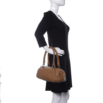 Chanel Calfskin Small Tassel Bowler Light Brown 2 of 20