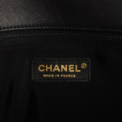 Chanel Braided Sheepskin Large Boy Reverso Flap Black 7 of 8