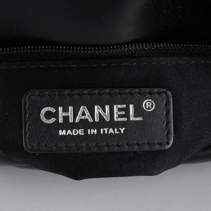 Chanel Lambskin Quilted Jumbo 3 Flap Black 6 of 8