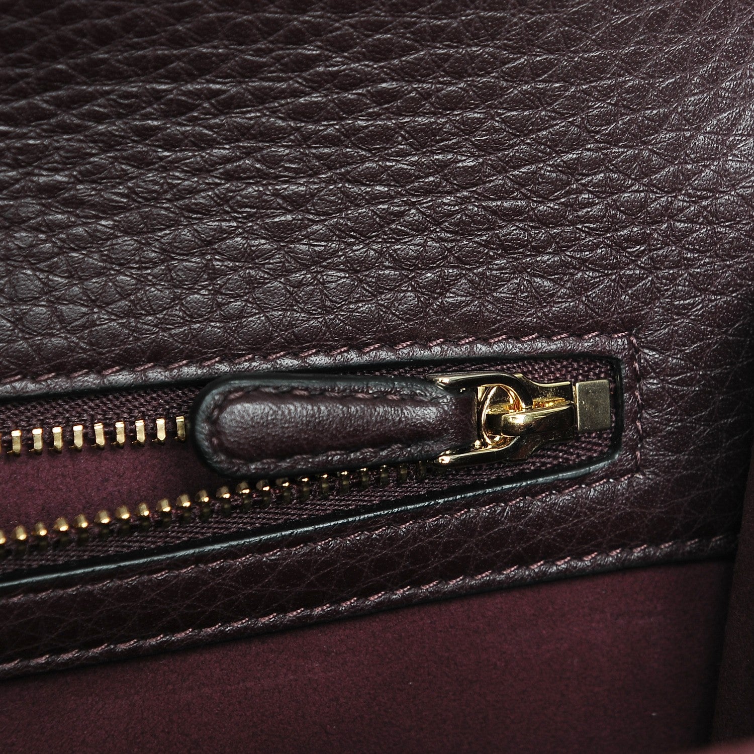 Christian Dior Grained Calfskin Medium Diorama Flap Bag Amaranth 9 of 10