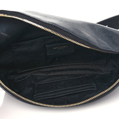 Saint Laurent Grain De Poudre Monogram Belt Bag Black 5 of 6