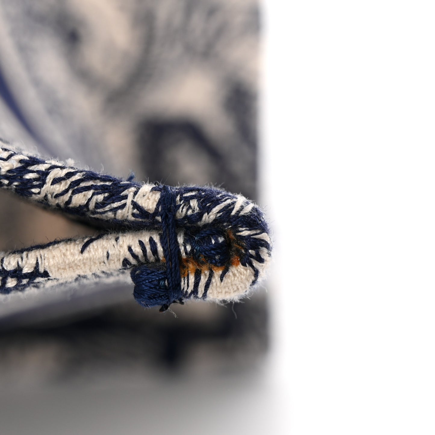 Canvas Embroidered Medium Dioriviera Toile De Jouy Book Tote Blue