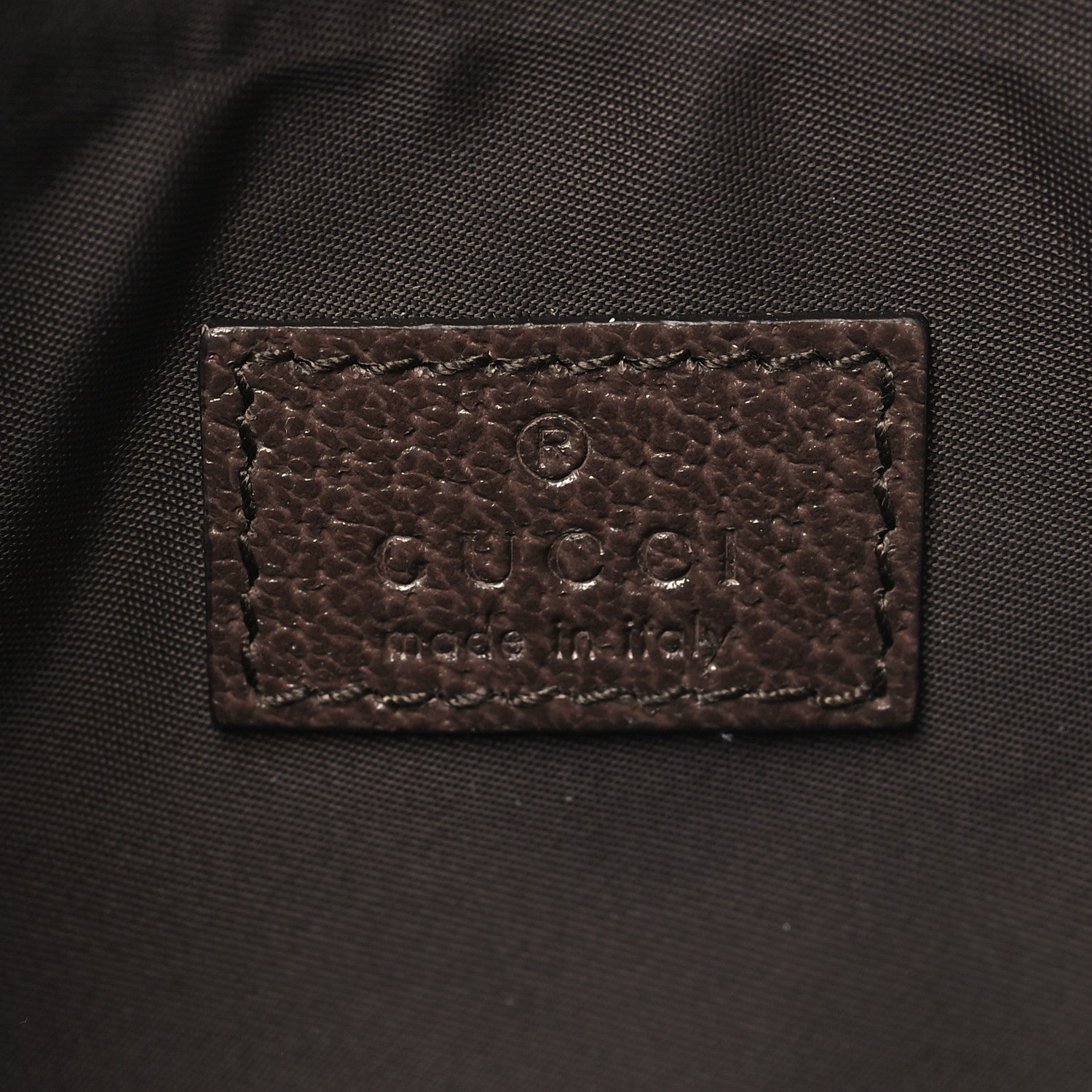 Gucci GG Supreme Monogram Textured Calfskin Web Large Ophidia Cosmetic Case Beige Ebony New Acero 6 of 9
