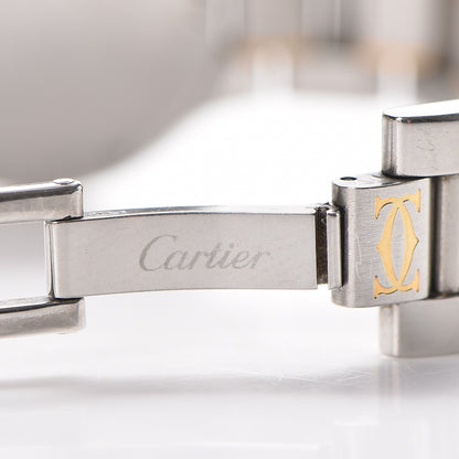 Cartier Stainless Steel 18K Yellow Gold 28mm Must De 21 Quartz Watch 5 of 7