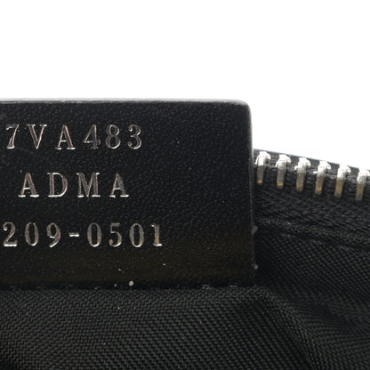 Fendi Recycled Nylon Vitello Grace Light Pequin Logo Pocket Belt Bag Black Sunflower 7 of 12