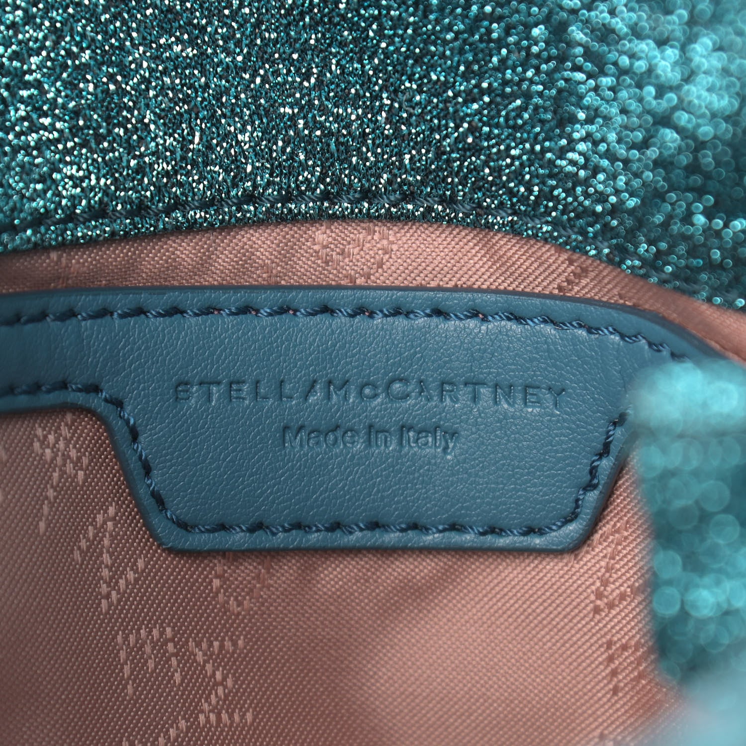 Stella McCartney Mini Falabella Fold Over Teal 5 of 10