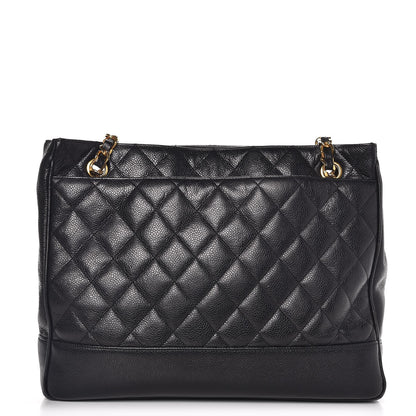 Chanel Caviar Quilted Shopping Tote Black 1 of 9