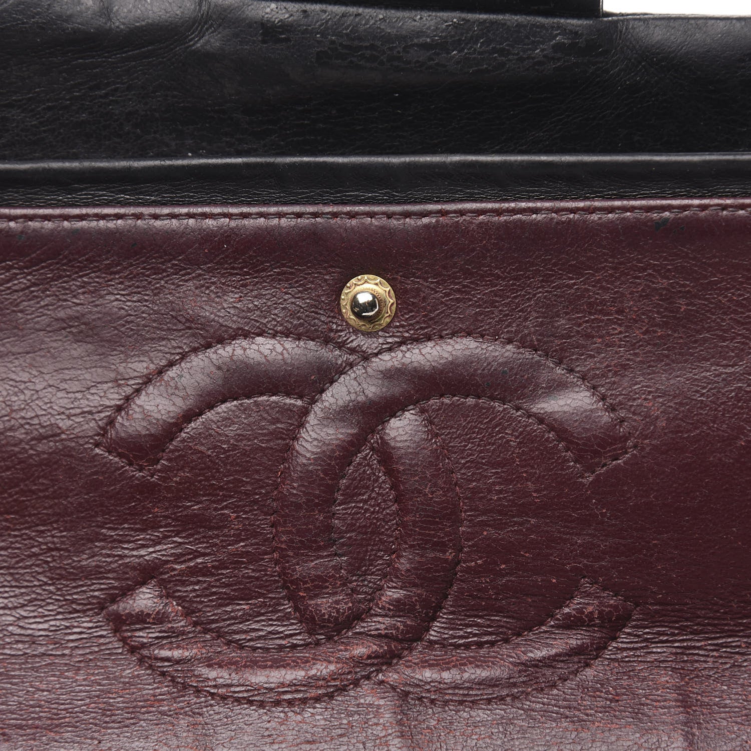 Chanel Lambskin Quilted Medium Double Flap Black 15 of 20