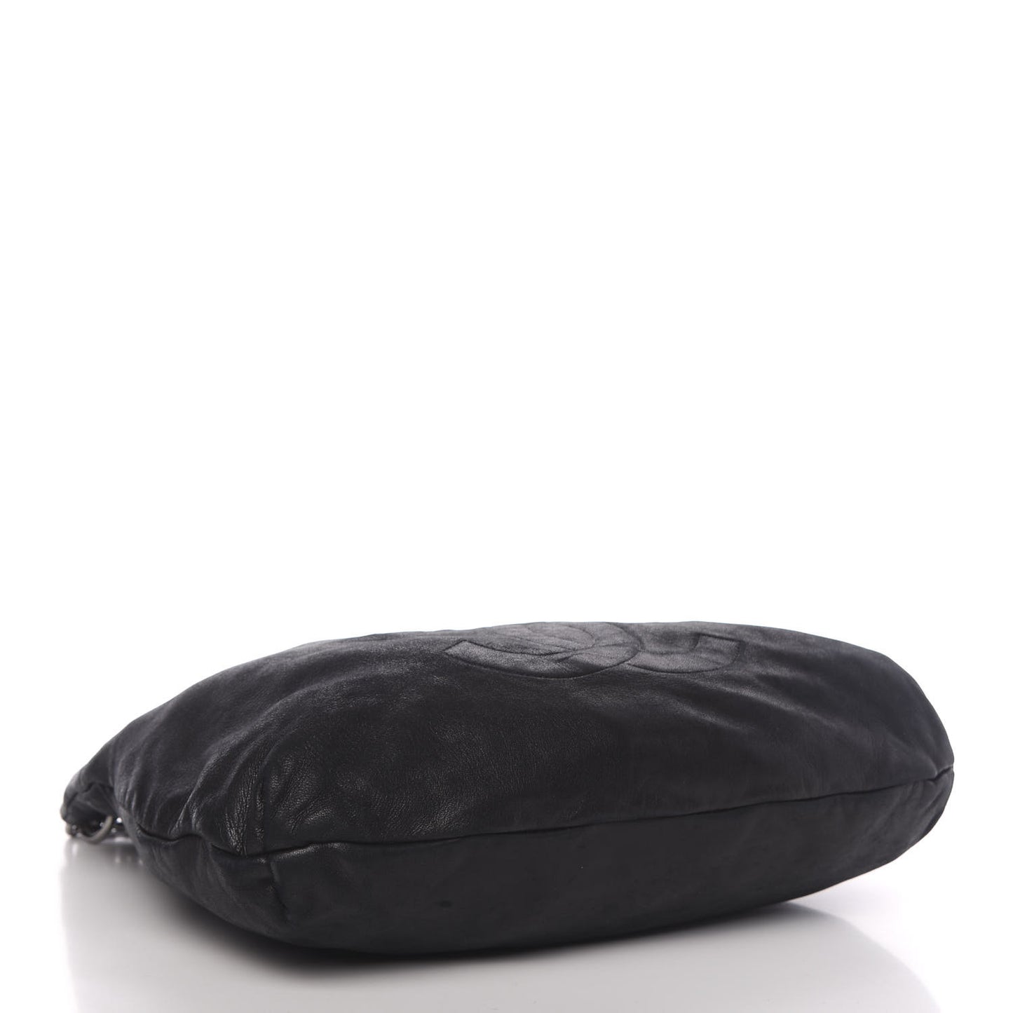 Lambskin Soft and Chain Large Hobo Black