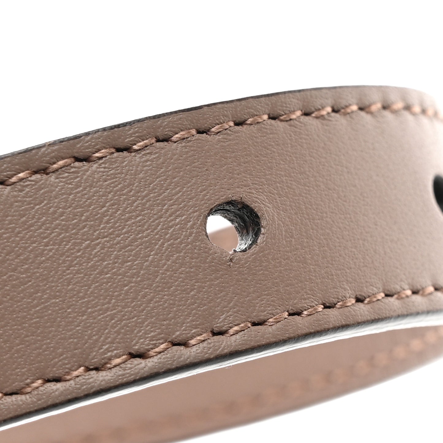 Calfskin Pearl Double G 20mm Belt 95 38 Porcelain Rose