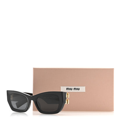Miu Miu Acetate Glimpse Sunglasses SMU09W Black 8 of 8